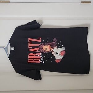 Bratz "Sasha" Black Graphic T Shirt, Size Mens Small